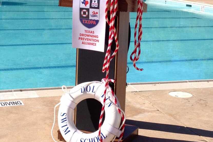 Linda DeSanders, director of the Dallas-based Texas Drowning Prevention Alliance, spoke at...