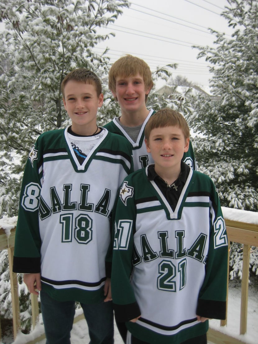 Ryan O'Reily (right) pictured with his brothers, Brendan O'Reilly and Michael O'Reilly.