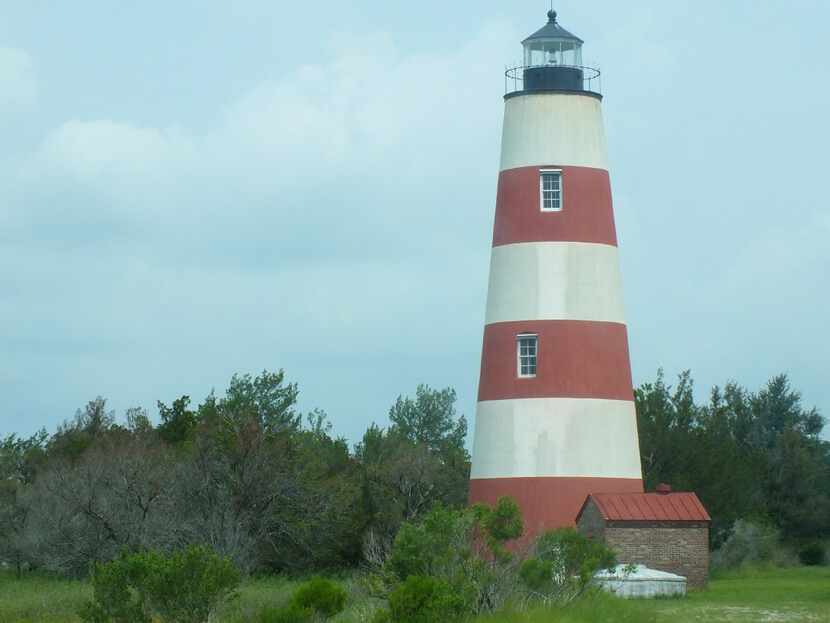 The Sapelo Light Station is a popular stop for photographs during tours of Sapelo Island,...