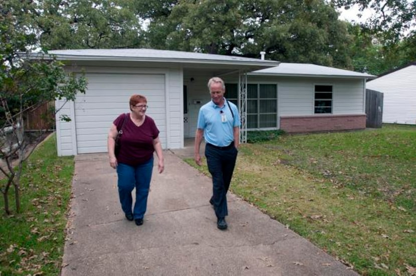 
Shirley Smith (left), capital improvement program coordinator for the city of Irving, and...