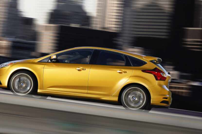 The 2013 Ford Focus ST.
