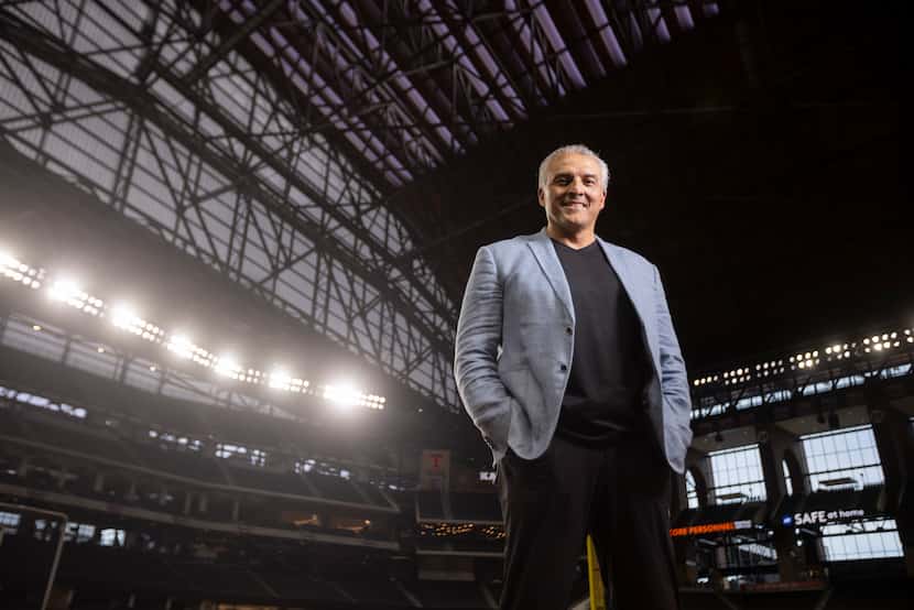 Globe Life Field's retractable roof was never a question, says Fred Ortiz. The ballpark's...