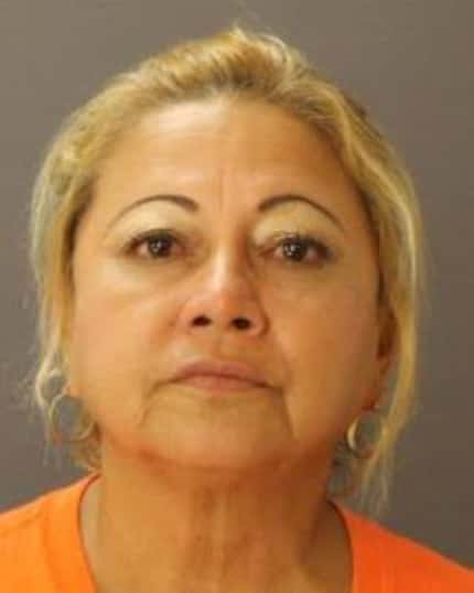 Lidia Antonio was booked into the Dallas County Jail on Monday.