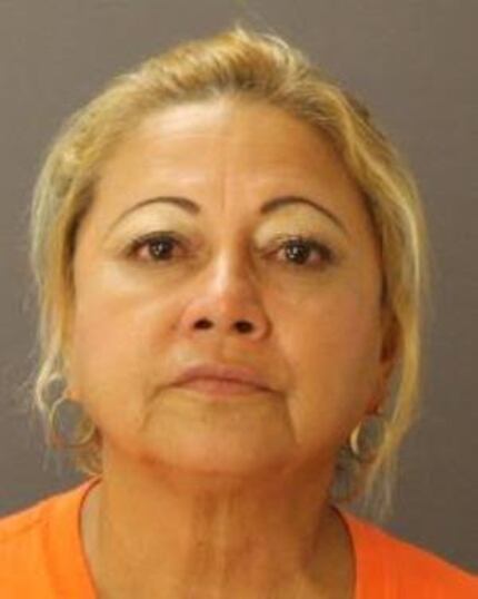 Lidia Antonio was booked into the Dallas County Jail on Monday.
