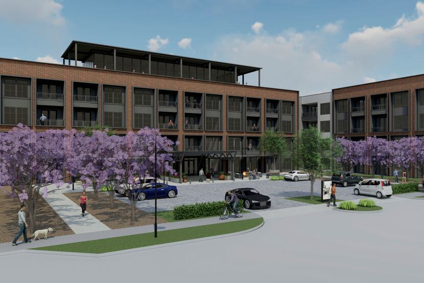 One of two apartment communities developer Billingsley Co. plans to build near the Galleria...