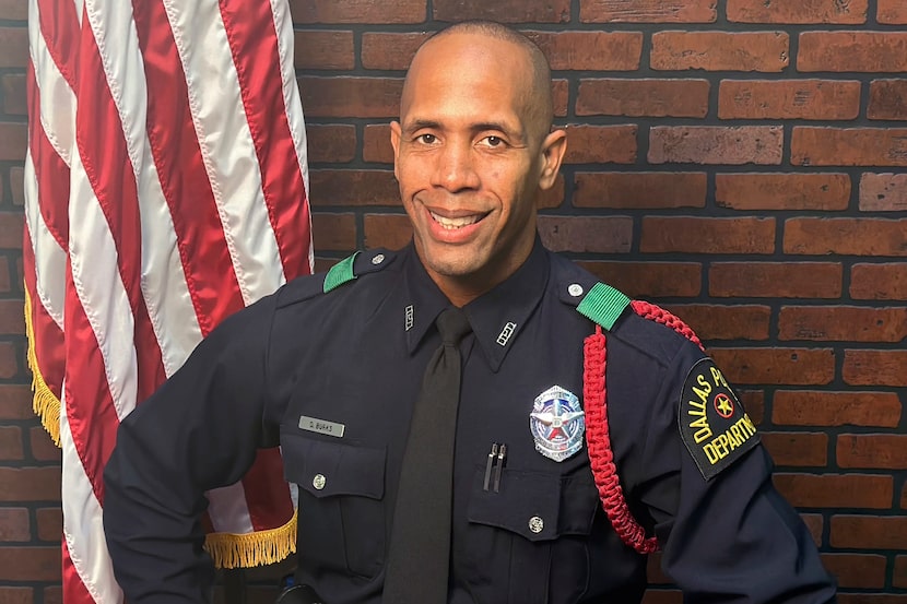 Officer Darron Burks is shown prior to his graduation from the Dallas Police Academy. He had...