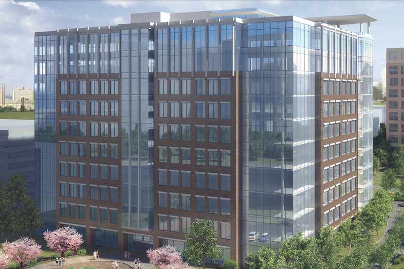 VanTrust Real Estate is planning its Arapaho Station office tower near the new Silver Line...