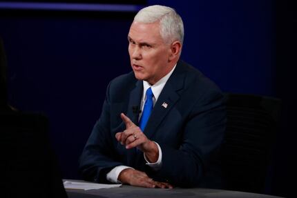 Mike Pence hit Hillary Clinton over her "basket of deplorables" comment.