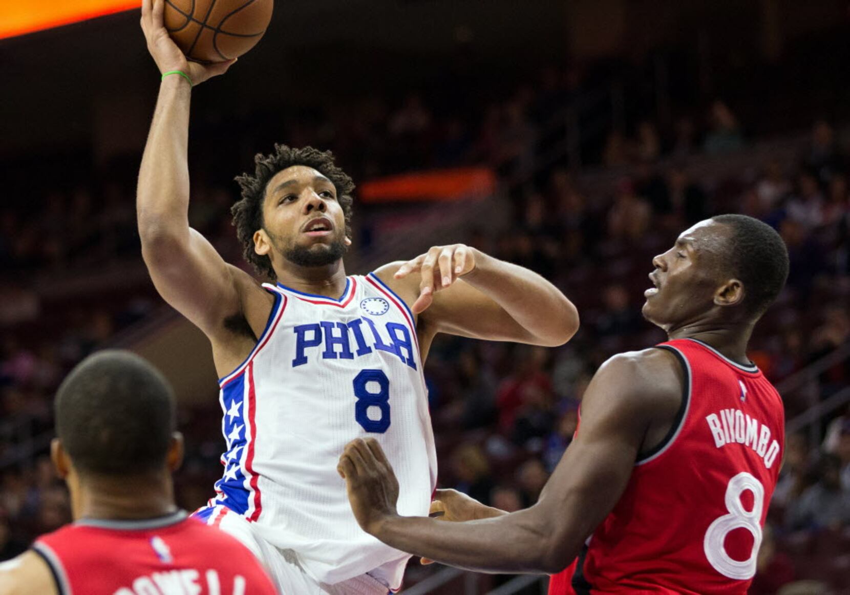 WATCH: Sixers top pick Jahlil Okafor throws out first pitch at