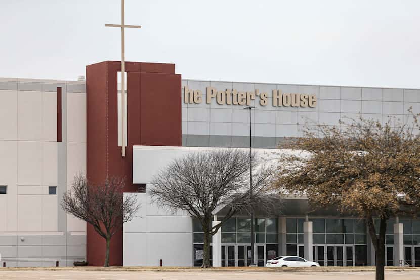 The Potter's House church across the street on Friday, February 26, 2021. The City of Dallas...