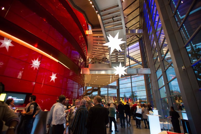 The VIP reception at Winspear Opera House to celebrate  Aurora 2013 in Dallas on Friday,...