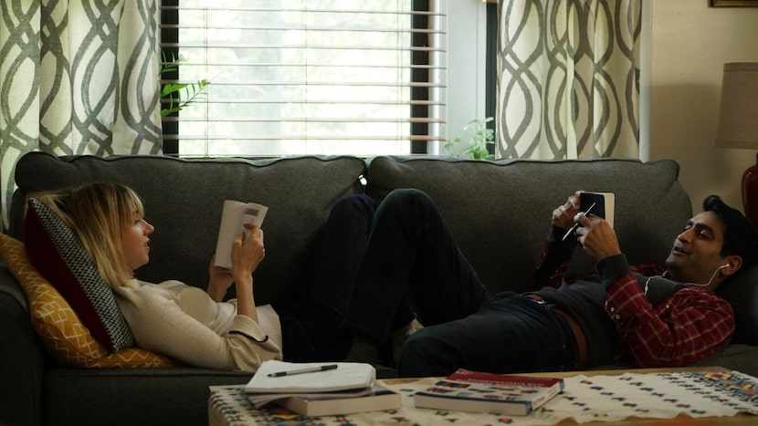 Zoe Kazan and Kumail Nanjiani appear in "The Big Sick" by Michael Showalter, an official...