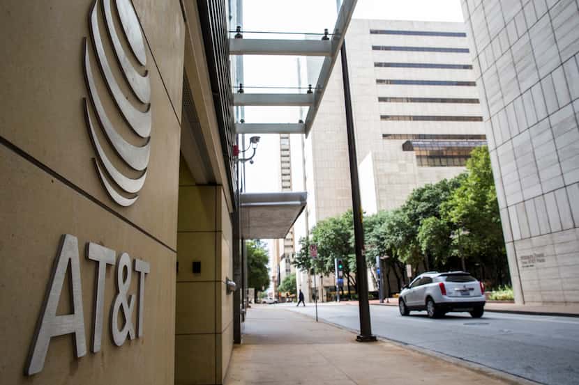 La sede general de AT&T en el centro de Dallas. (AP)
