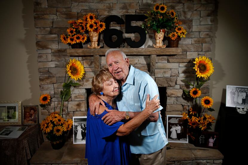 Frank and Carole Barbosa celebrated their 65th wedding anniversary at their daughter Ani...
