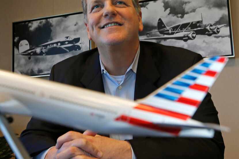 
American Airlines CEO Doug Parker got $12.3 million in salary, stock and other compensation...