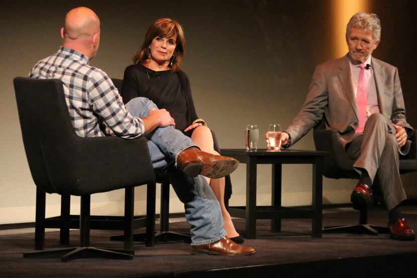 Robert Wilonsky talks with Linda Gray and Patrick Duffy at "A Dallas Retrospective: J.R....
