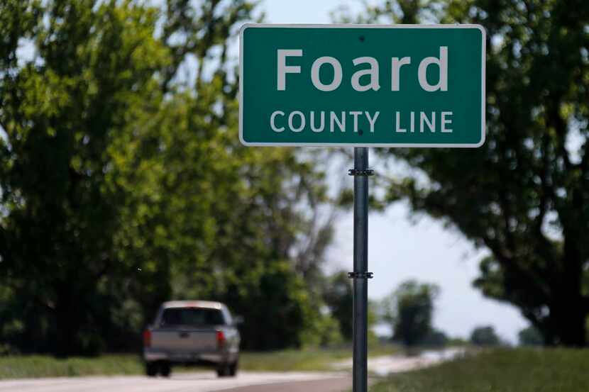 
Entering Foard County along Highway 70 east of Crowell, nortwest of Wichita Falls.
