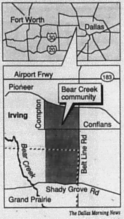 Map from article published Jan. 29, 1989.