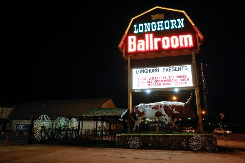 Not much of the interior remains from the days when Bob Wills would ride his horse Punkin...