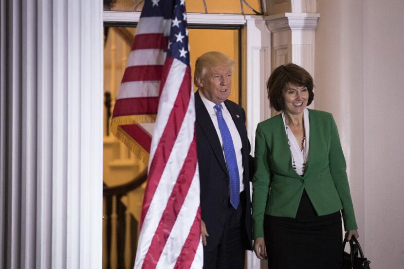 President-elect Donald Trump is planning to nominate Rep. Cathy McMorris Rodgers, who he met...