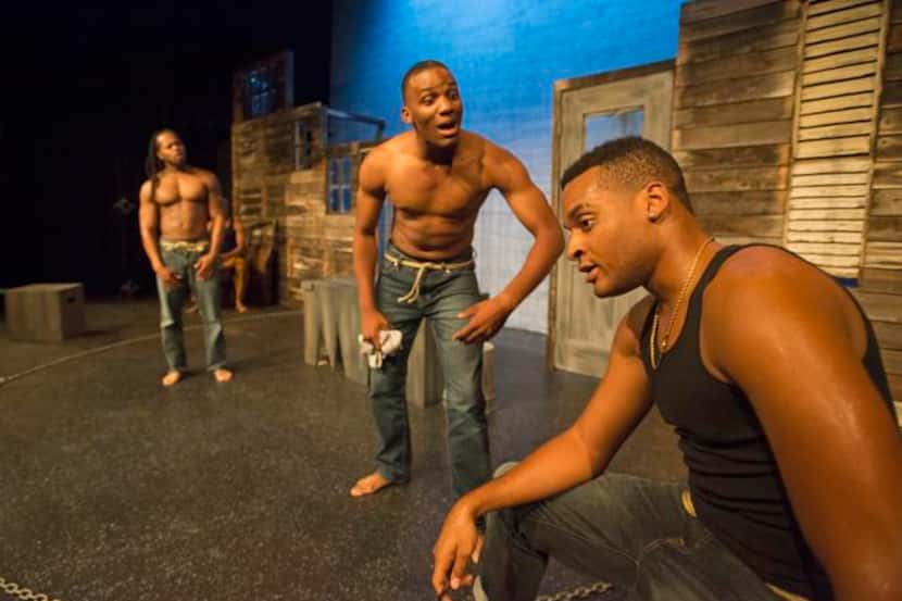 
The Brothers Size at Jubilee Theatre is by Tarell Alvin McCraney and stars (from right)...