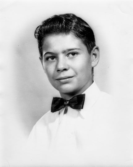 Gary Cartwright as  a sophomore at Arlington High, 1948. From"The Best I Recall,   2015 by...