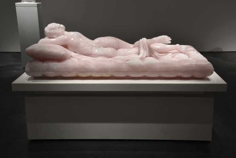 Barry X Ball's mesmerizing "Sleeping Hermaphrodite" is more striking and erotic than the...