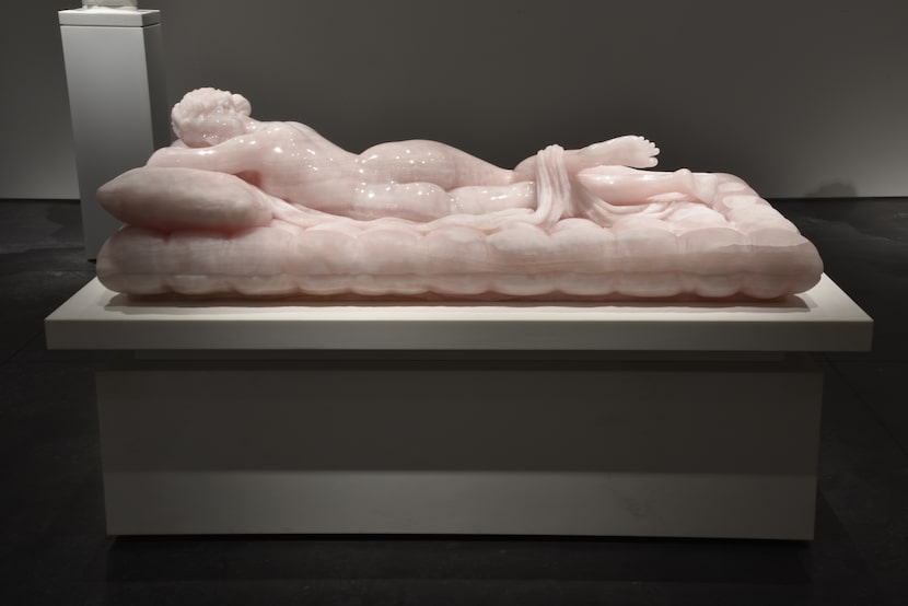 Barry X Ball's mesmerizing "Sleeping Hermaphrodite" is more striking and erotic than the...