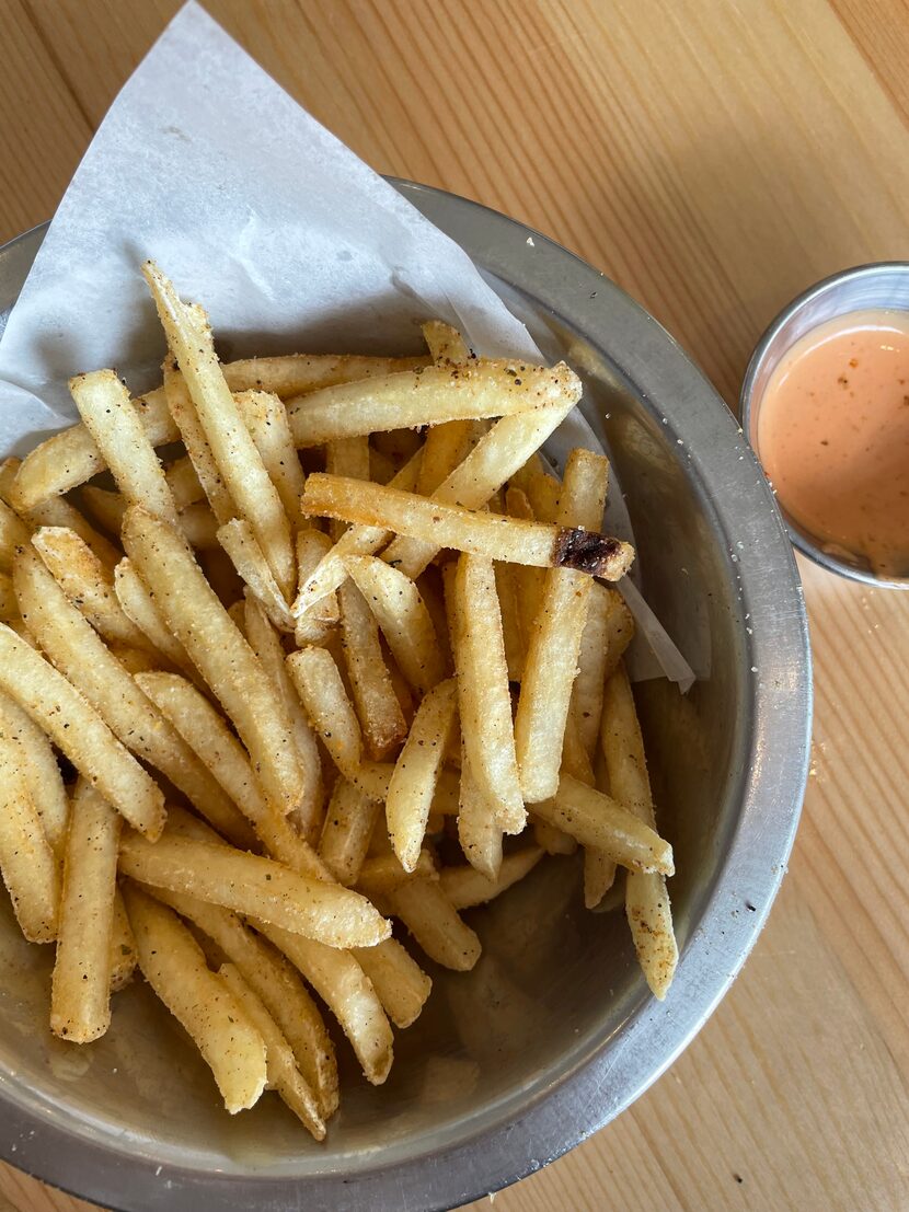 Oishii fries from Okaeri Cafe in Richardson