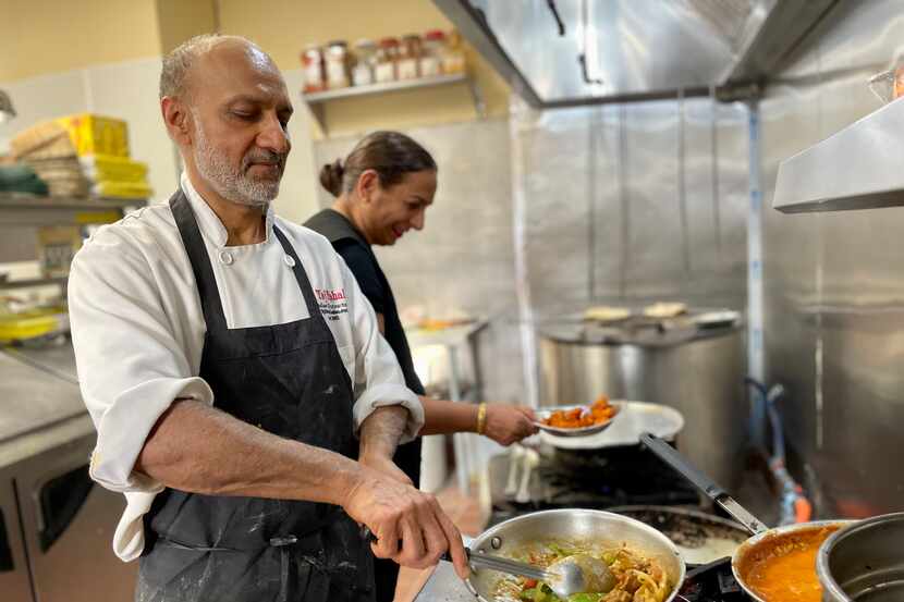 Charanjit Gill, 60, and Gurmeet Gill, 57, are the owners of Taj Mahal, which reopened in its...