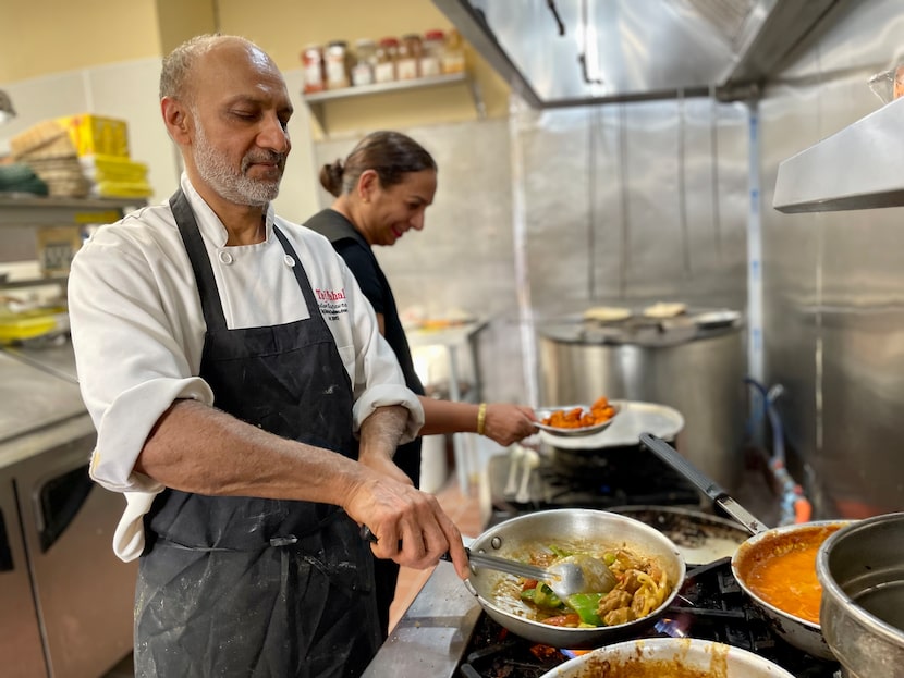 Charanjit Gill, 60, and Gurmeet Gill, 57, are the owners of Taj Mahal, which reopened in its...