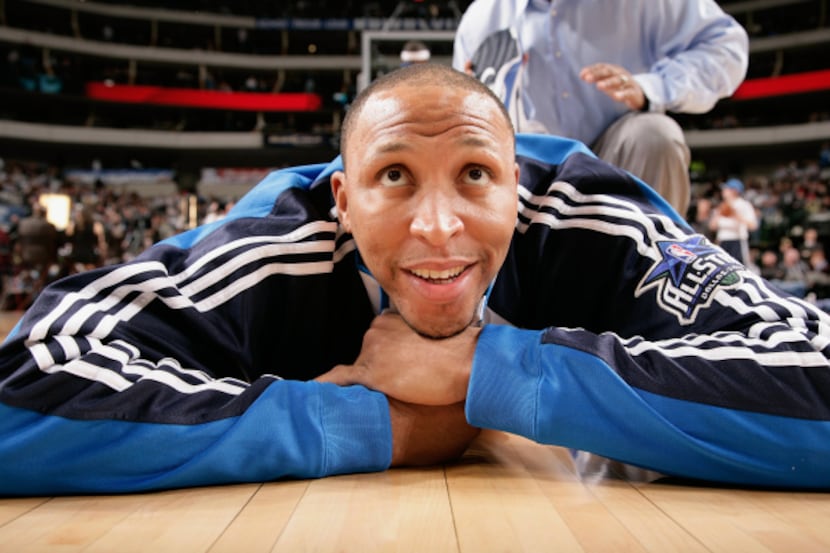 Shawn Marion smiles before a 2010 game against Phoenix at American Airlines Center.