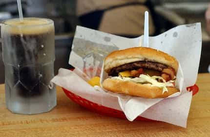 A cheeseburger and a frosty mug of root beer: That's the order at Dairy-Ette in East Dallas.
