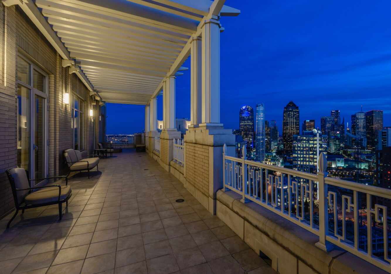The 22nd floor penthouse at the Ritz-Carlton condo tower in Uptown is on the market for $7.5...