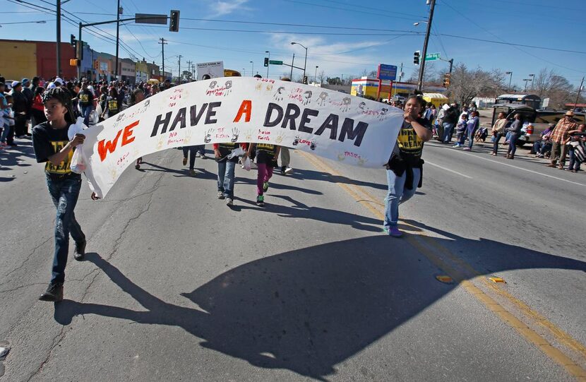 
Youngsters from HHOPI Ministries and KIRM Inc. carried their message along the parade route...