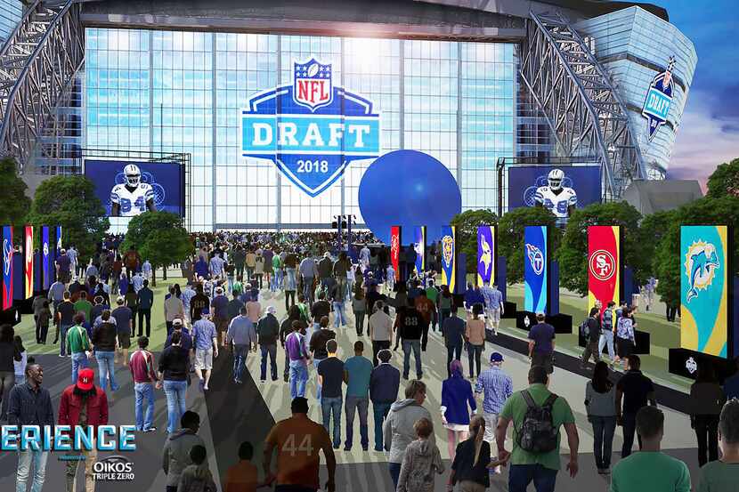 Mucha diversión y cientos de objetos para ver durante los tres días del NFL Draft Experience...