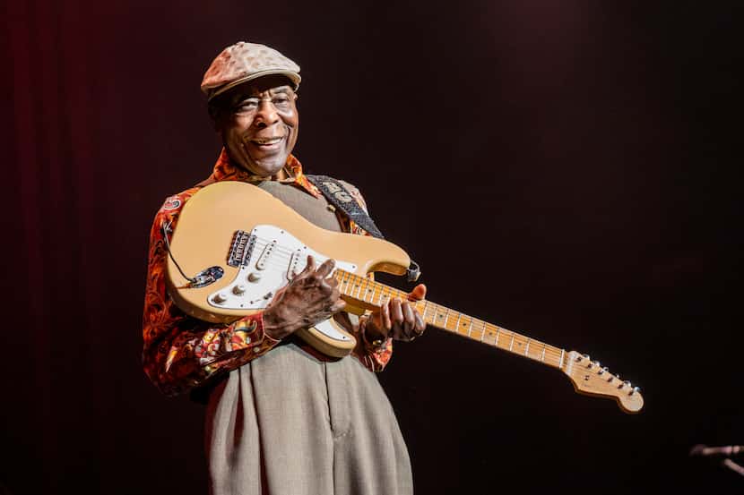 Buddy Guy during a performance at the Rialto Square Theatre in Joliet, Ill. Guy, 86, will...