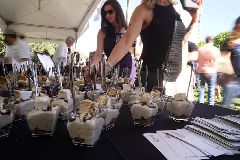 Treats from the Rustic were popular at last year’s Park and Palate event at Klyde Warren Park.