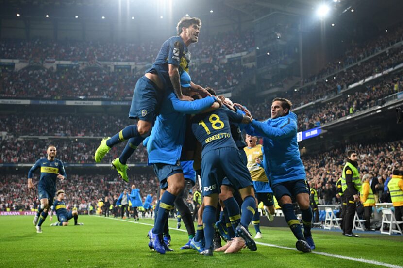 Dario Benedetto anotó el gol de Boca. (Photo by Matthias Hangst/Getty Images)