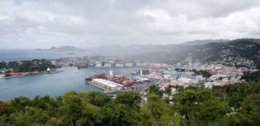 View of Castries, St. Lucia in  September 2018. Botham Jean grew up in Castries with his...