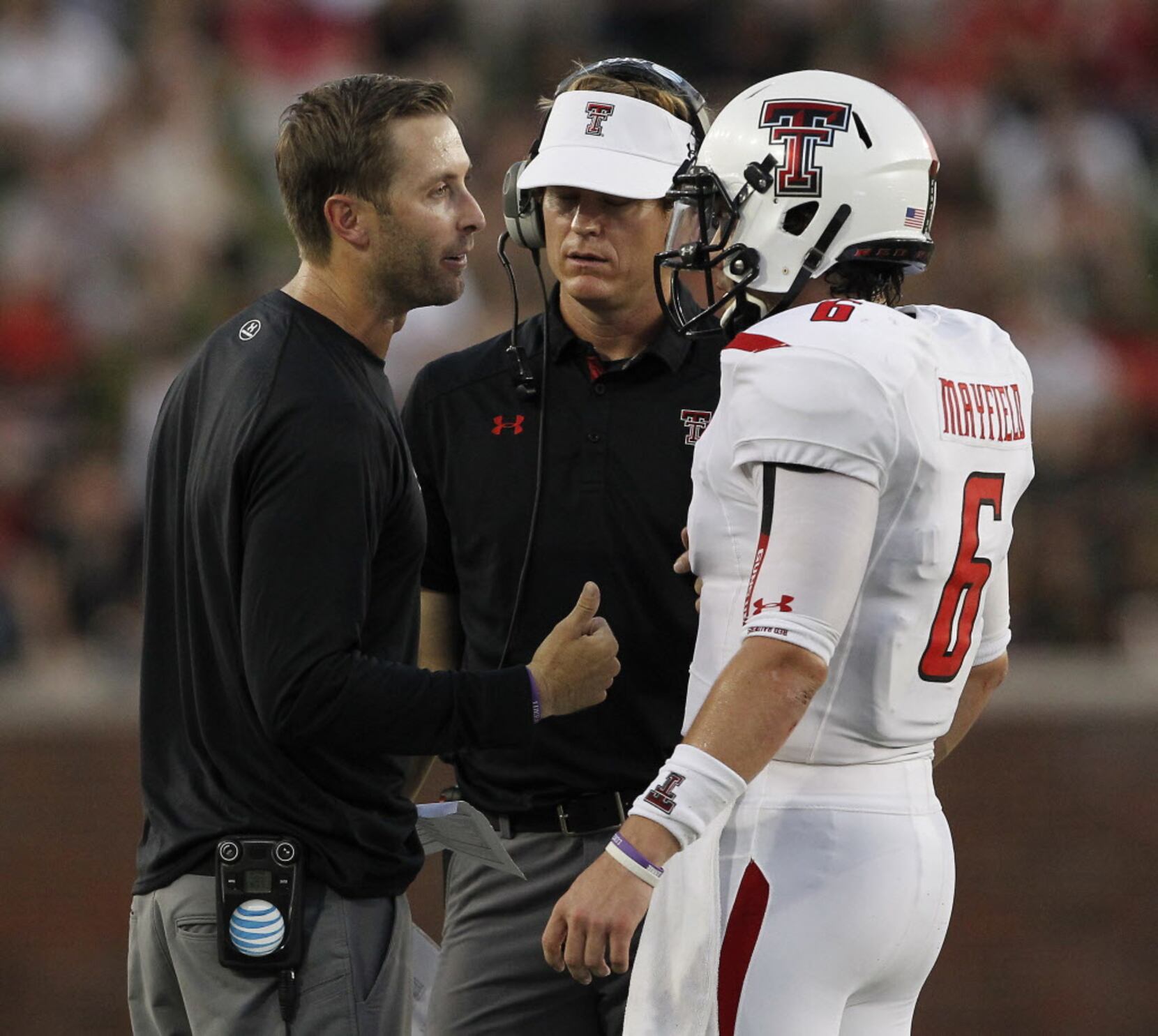 Kliff Kingsbury: Texas Tech's Davis Webb a 'top-five pick' talent