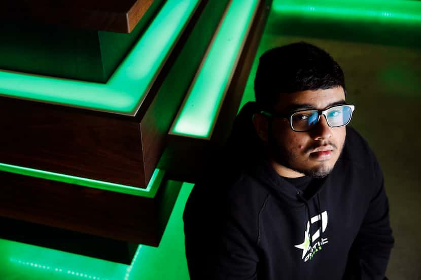 OpTic Texas Call of Duty League team member Indervir "iLLeY" Dhaliwal is photographed at...