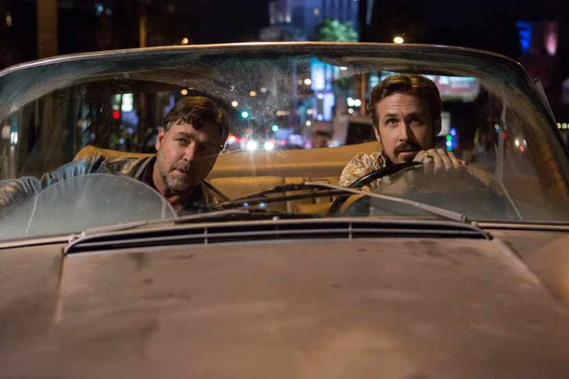  Ryan Gosling, right, and Russell Crowe in  "The Nice Guys." (Daniel McFadden/Warner Bros....