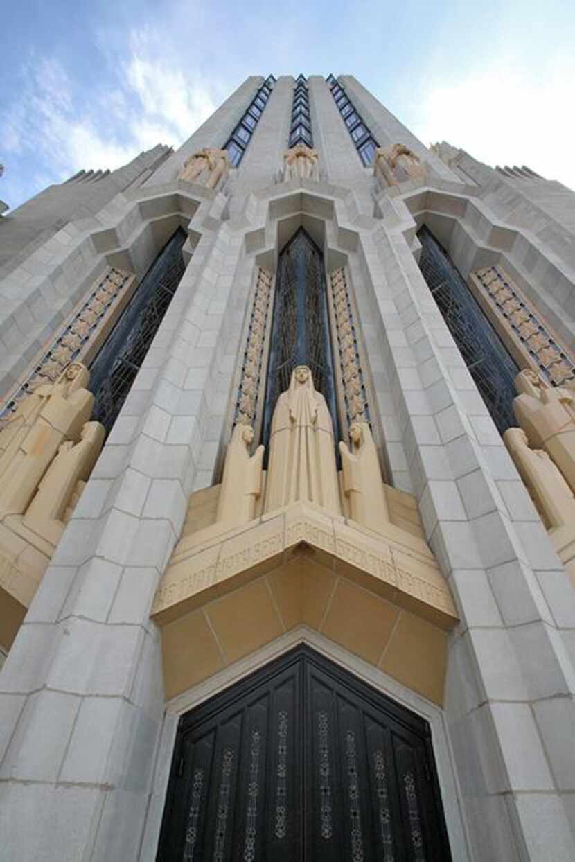 
The Boston Avenue United Methodist Church, completed in 1929, is considered an art deco...