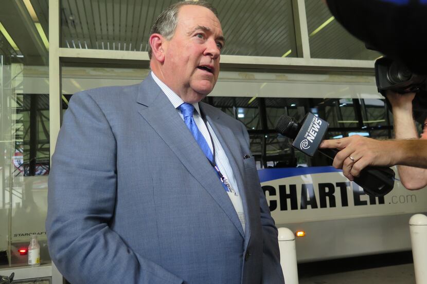 Mike Huckabee, former Arkansas governor, called the 2016 GOP contenders who've refused to...