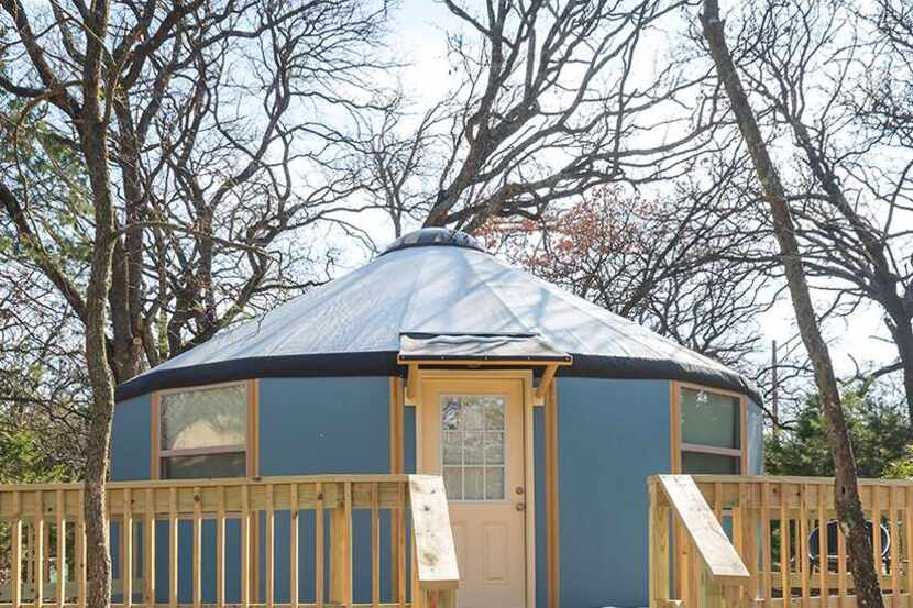 Luxurious yurts are coming to Grand Prairie's Loyd Park.