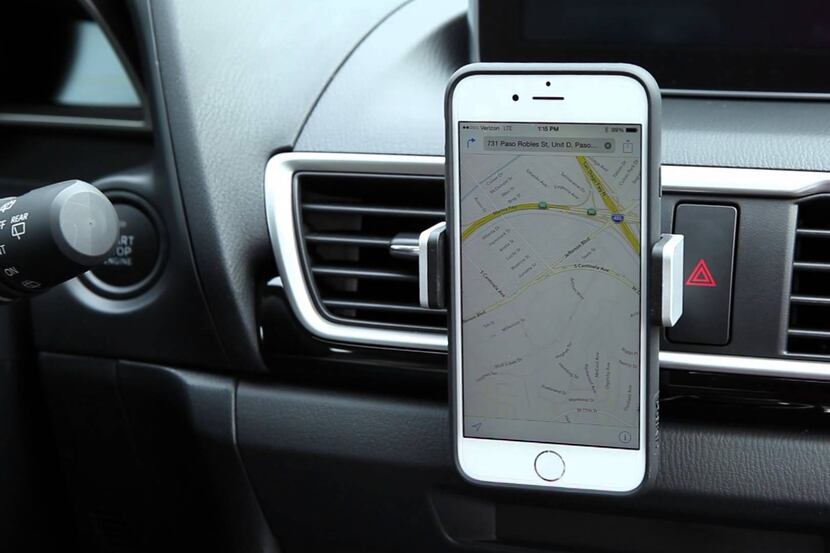 Belkin Car Vent Mount slips on to most vents to keep your phone within reach