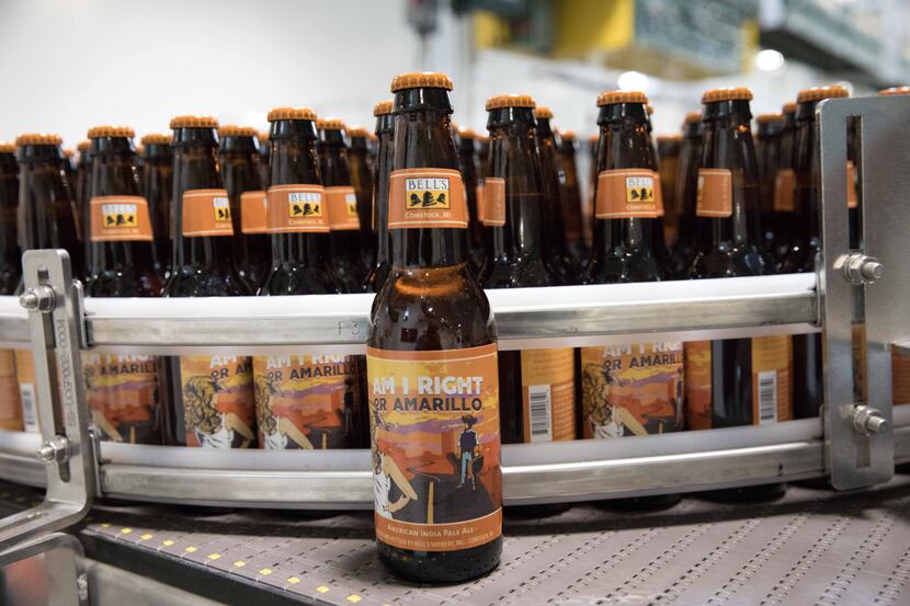 Bell's brewery created a special beer for its Texas launch, called Am I Right or Amarillo....