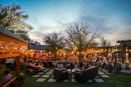 Smoky Rose's patio looks like something out of a movie.