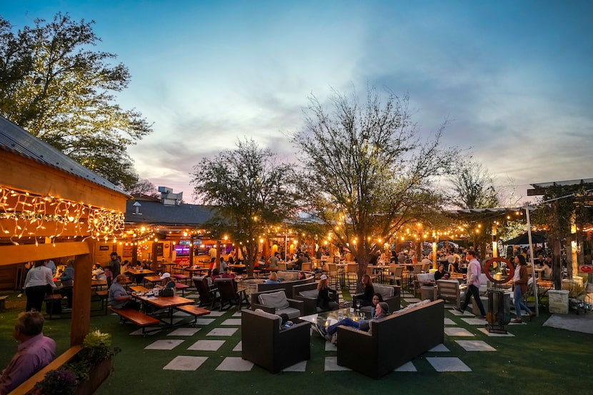 I mean, look at this. Smoky Rose has one of the loveliest patios in Dallas.